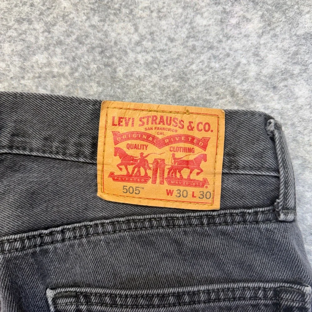 Lot of 4 Levi's 505 514 Jeans Men's 30x30 Black Blue Denim Work Pants Bundle